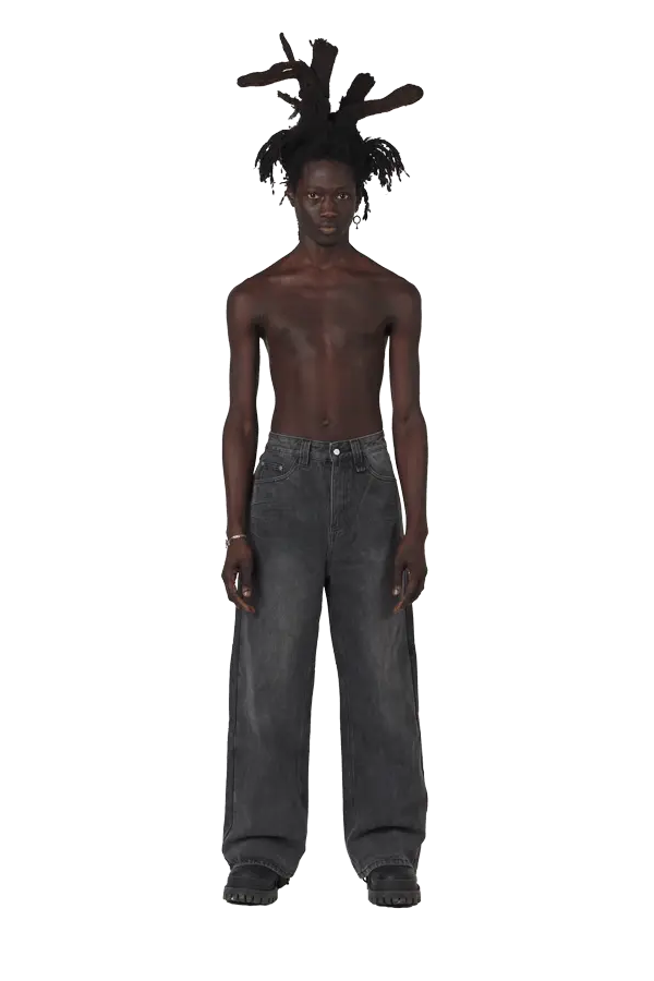 Ash Black Denim Jeans - Image 2