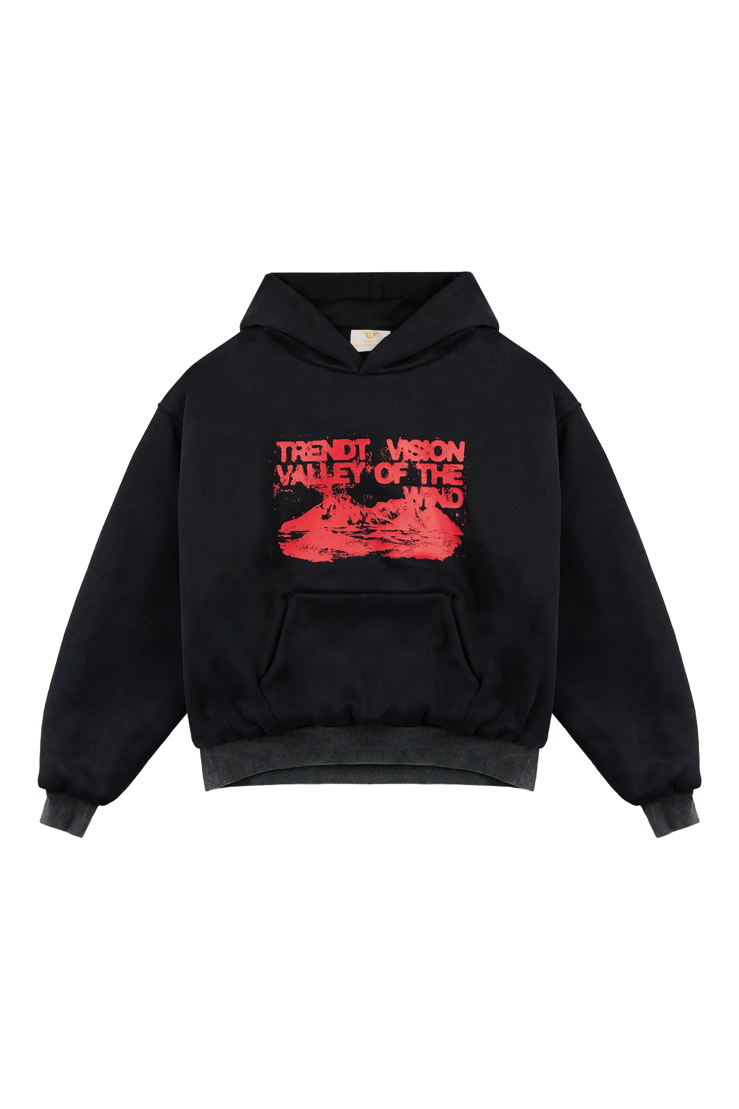 Black Double Layered Hoodie