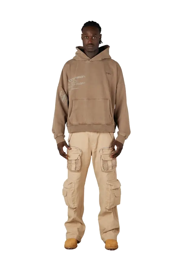 Brown "Eruption" Hoodie - Image 2