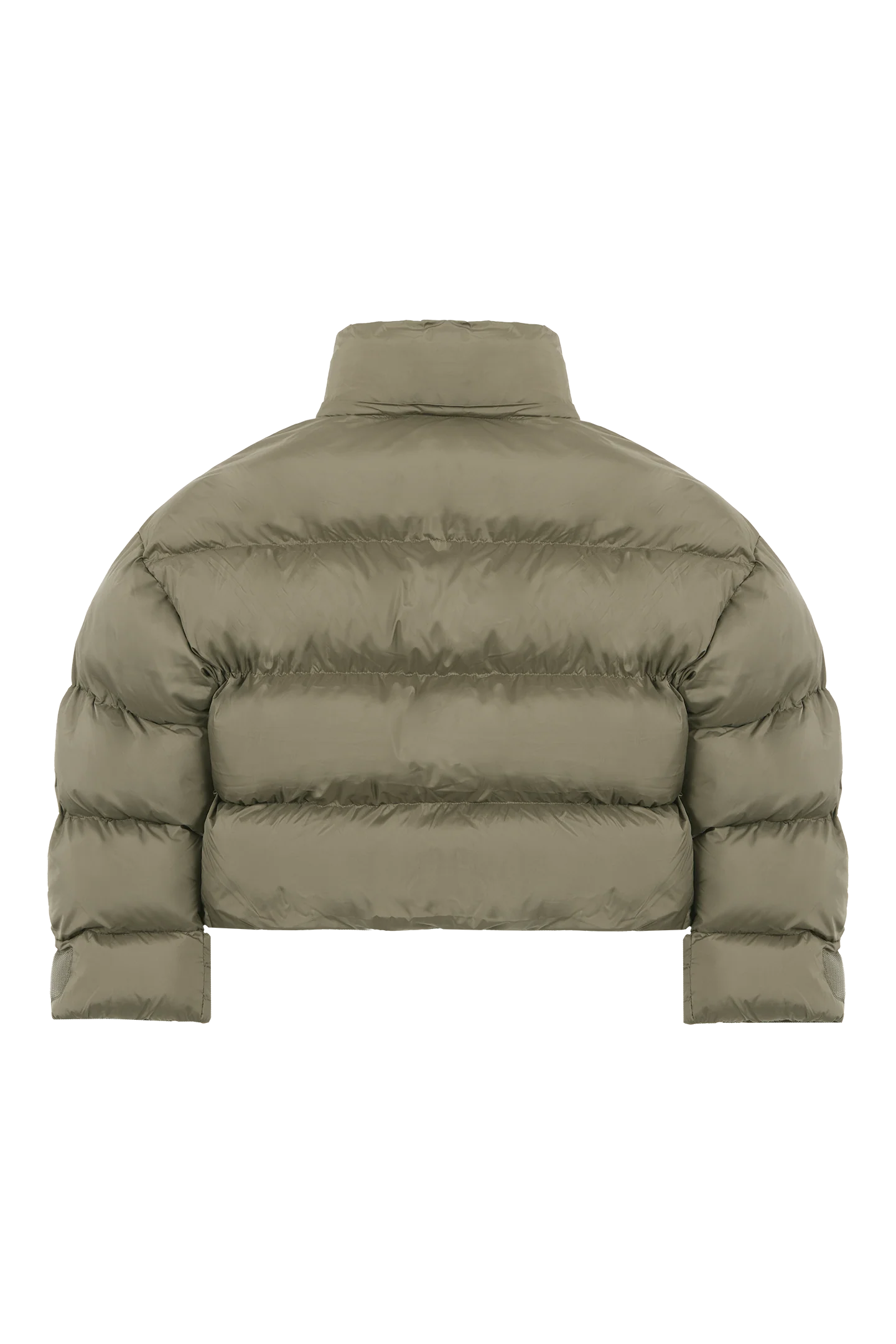 Burnt Olive Puffer Jacket - Image 7