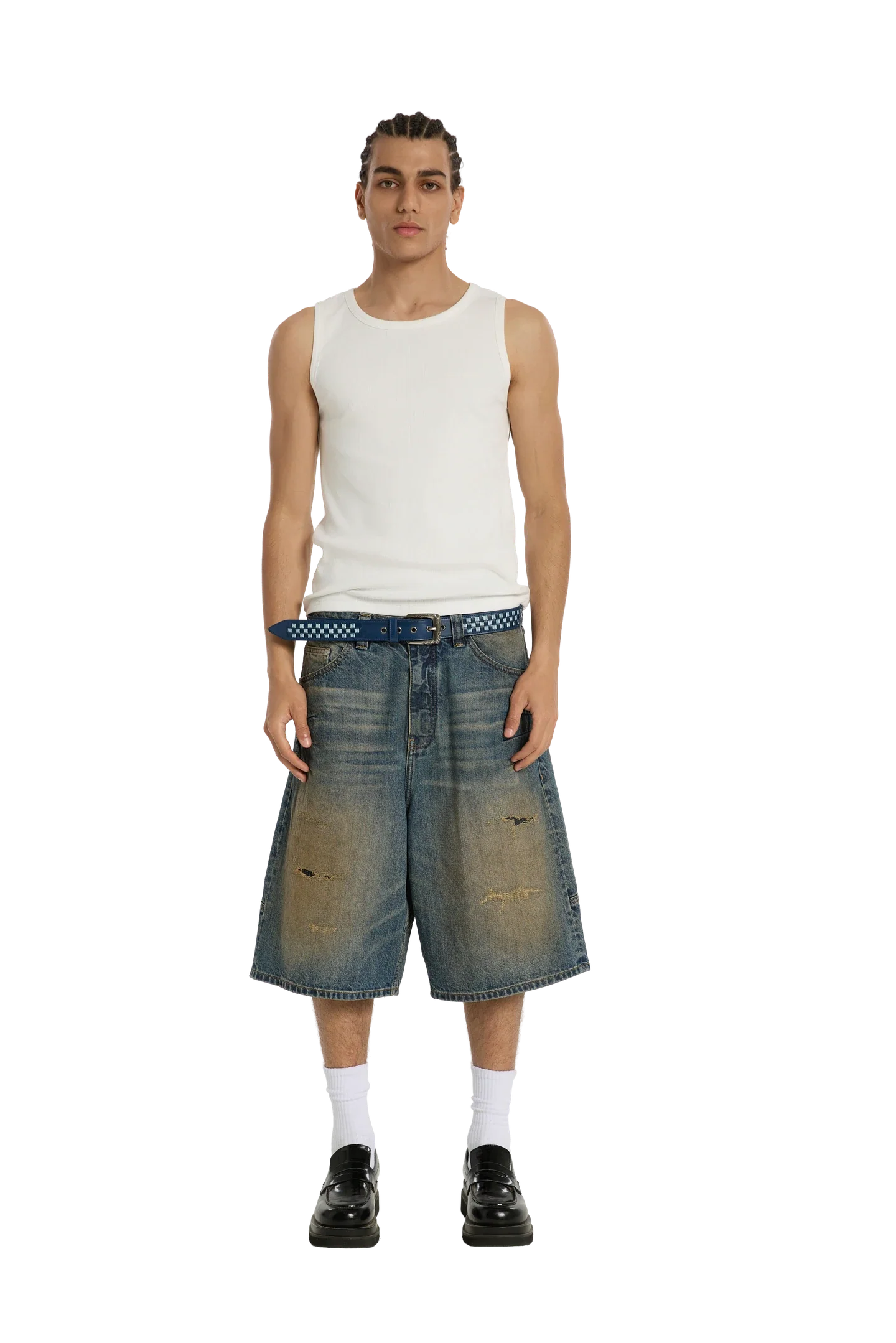 Checkered Belt Blue - Image 6