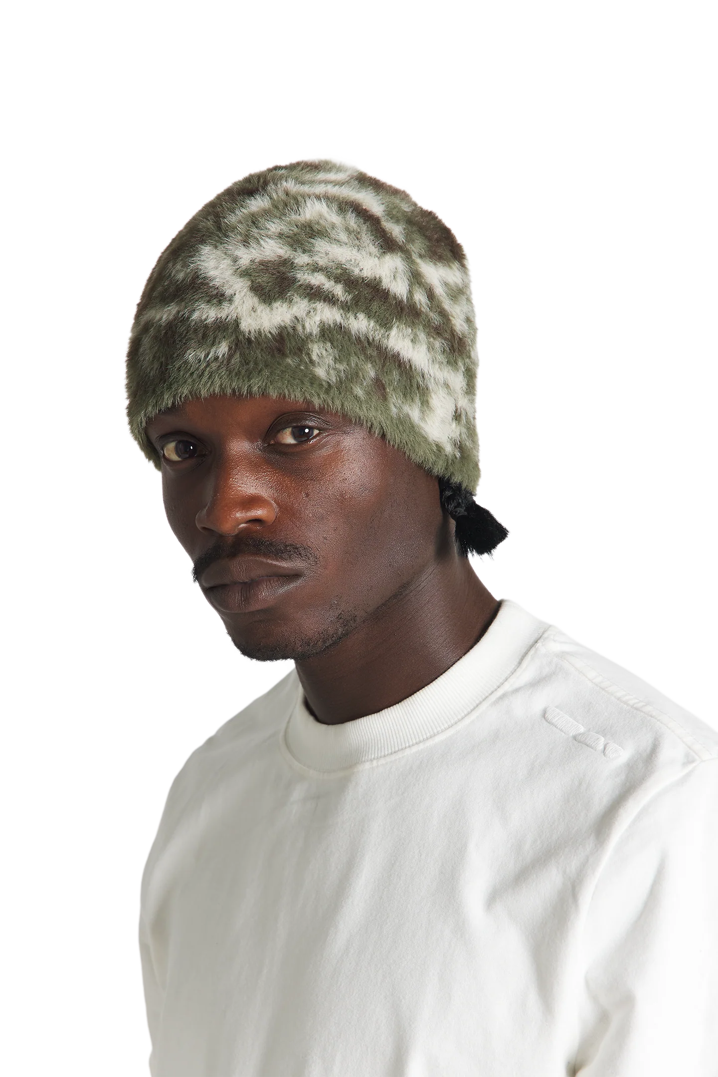 Fuzzy Beanie Green