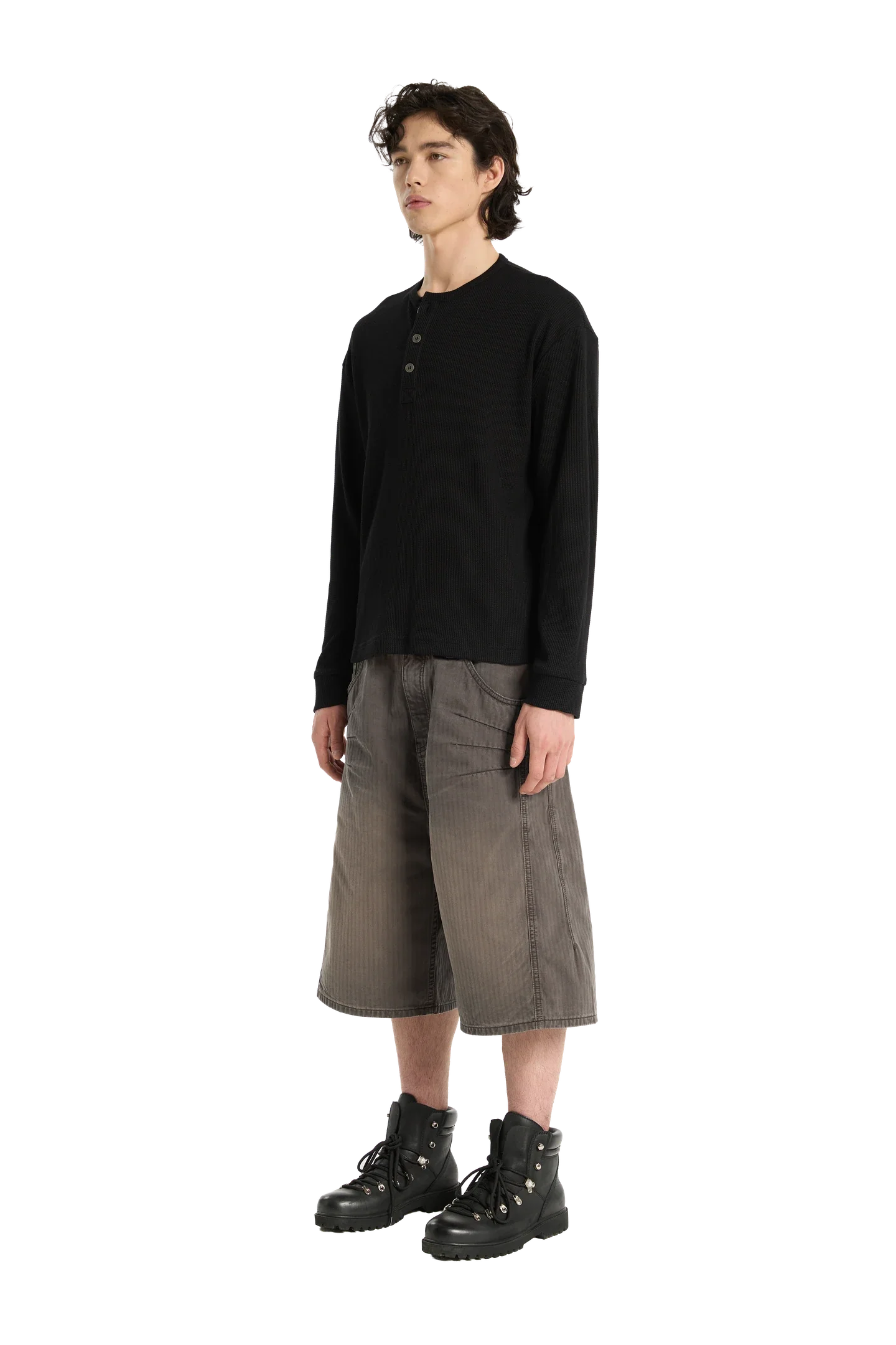 Henley Shirt Black - Image 3