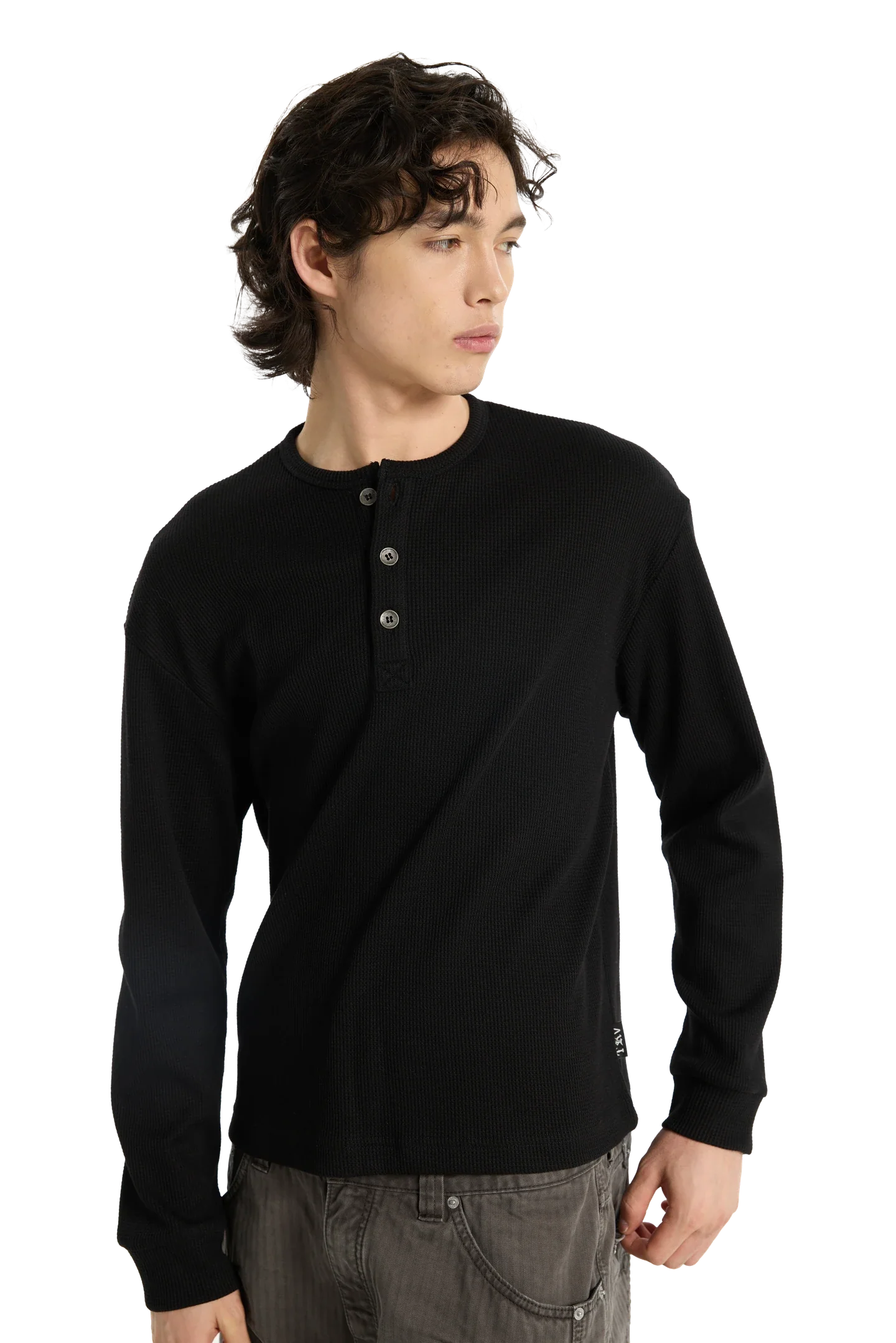 Henley Shirt Black - Image 5