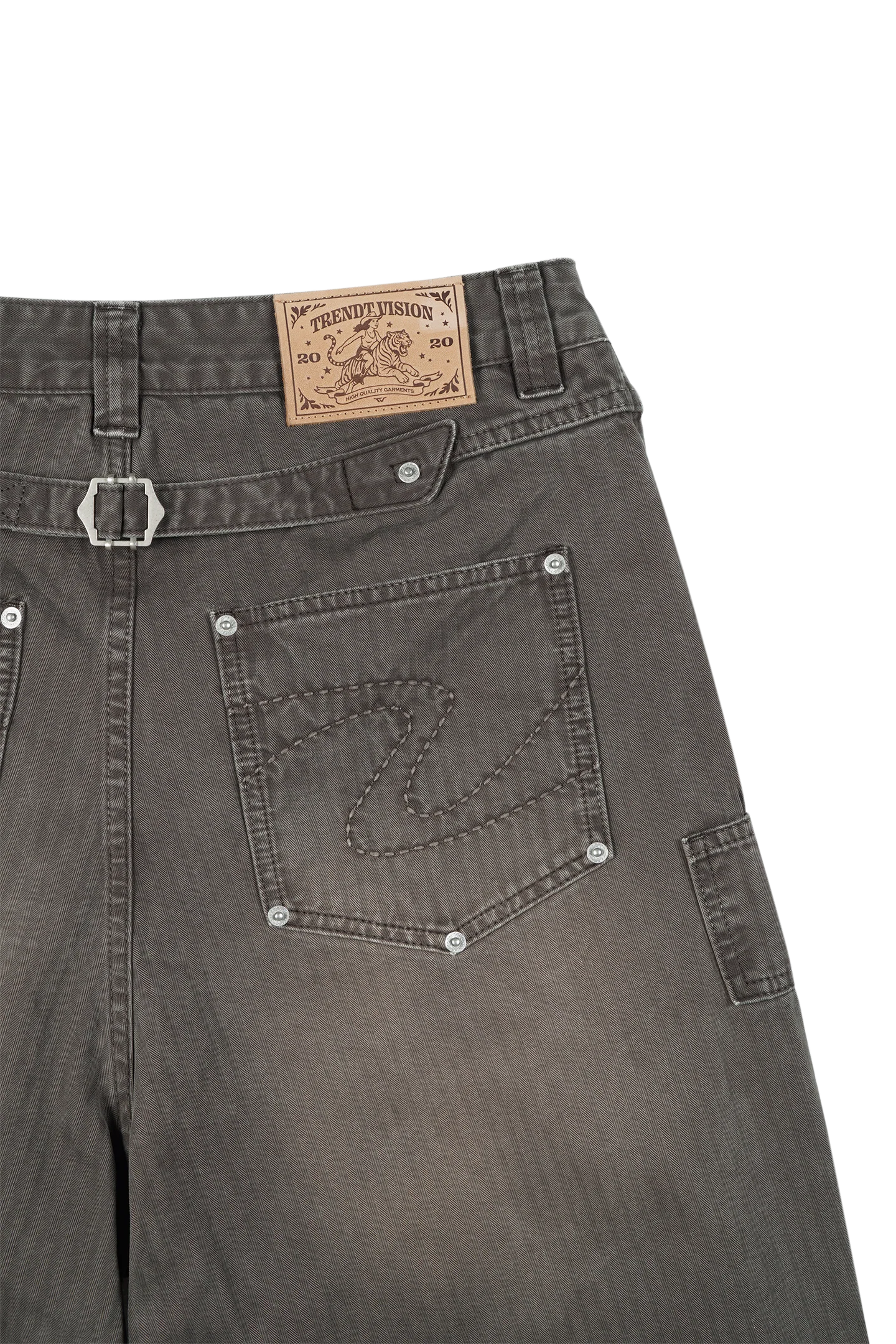 Herringbone Pants Brown - Image 10