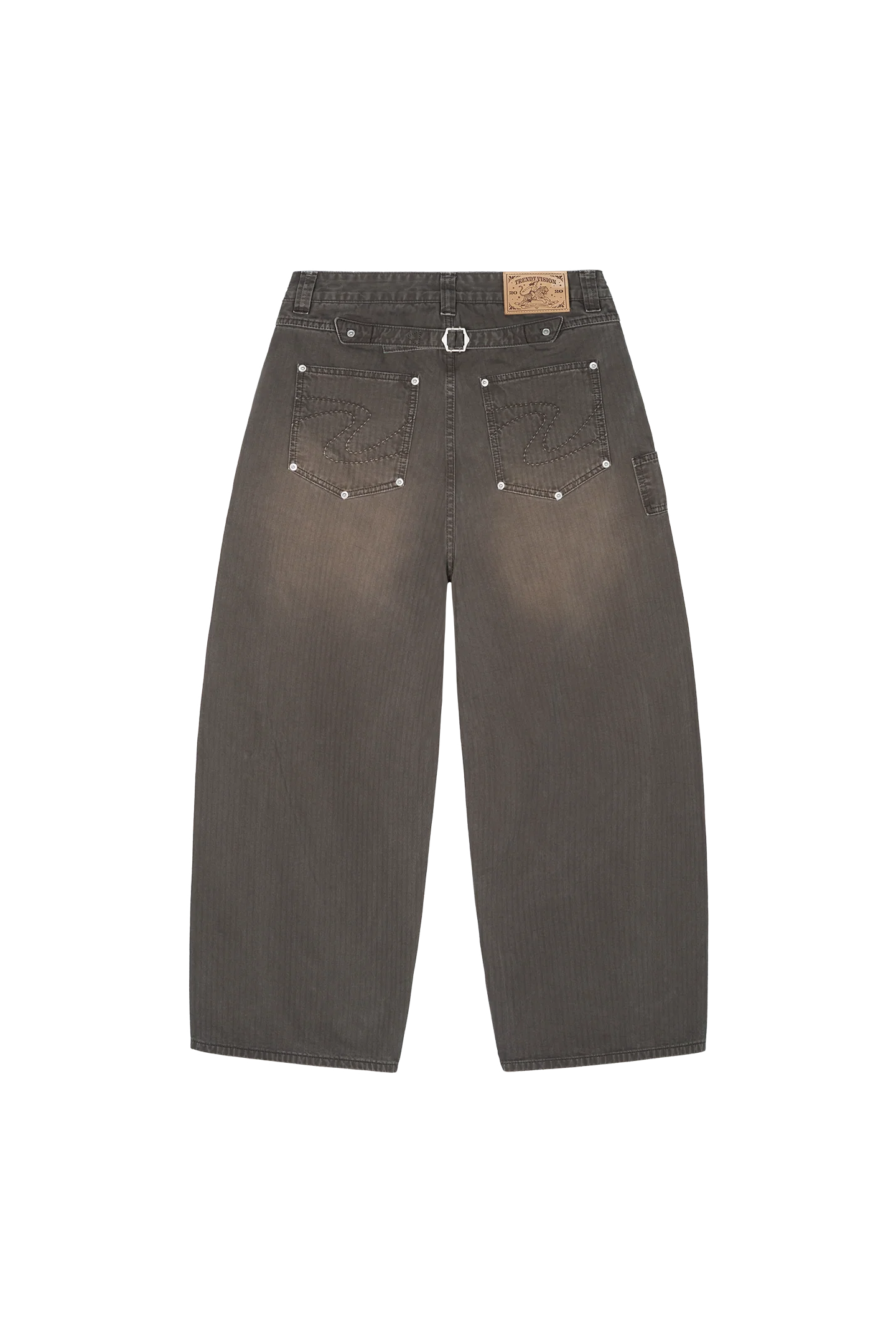 Herringbone Pants Brown - Image 5