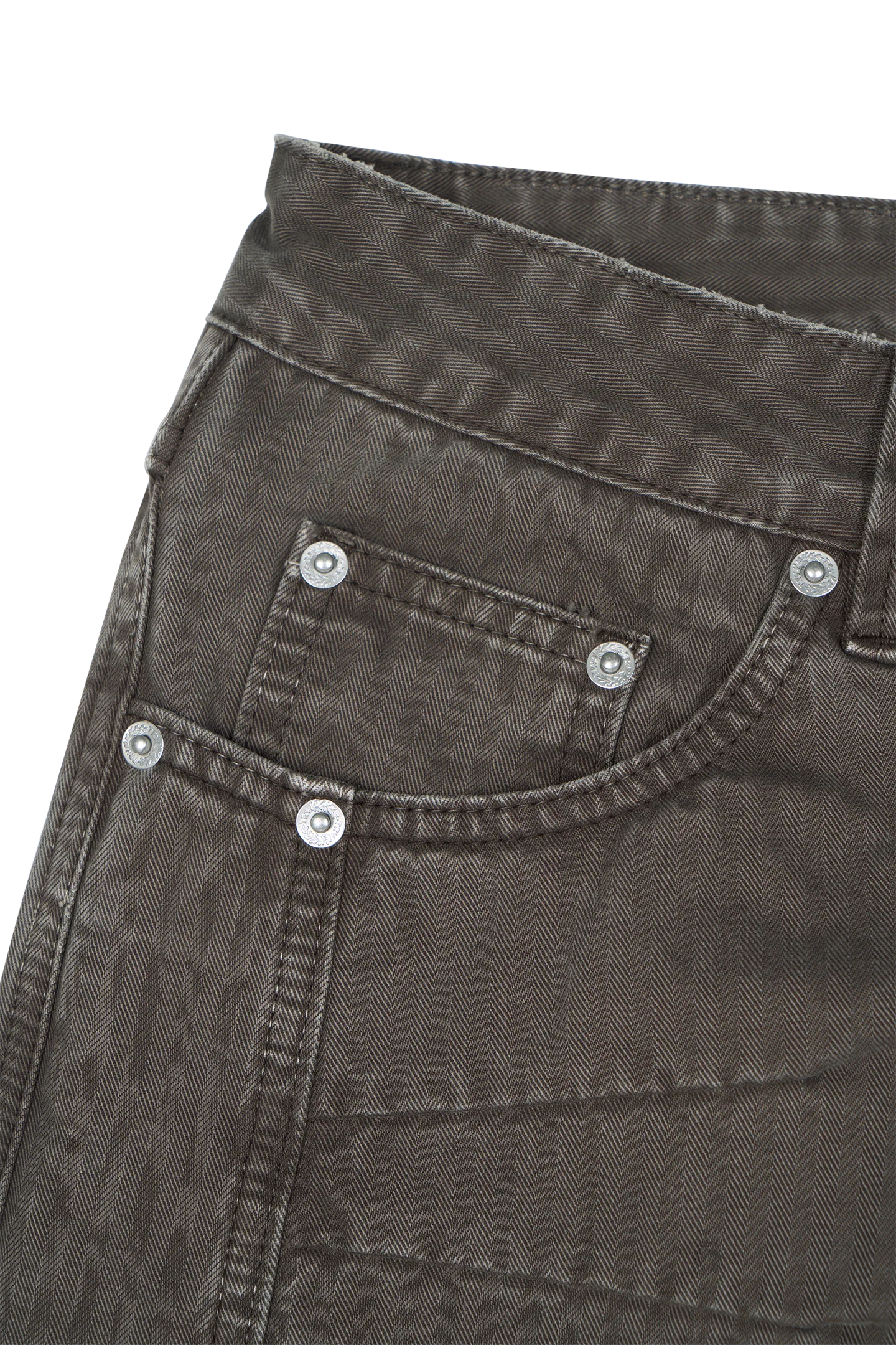 Herringbone Pants Brown - Image 7