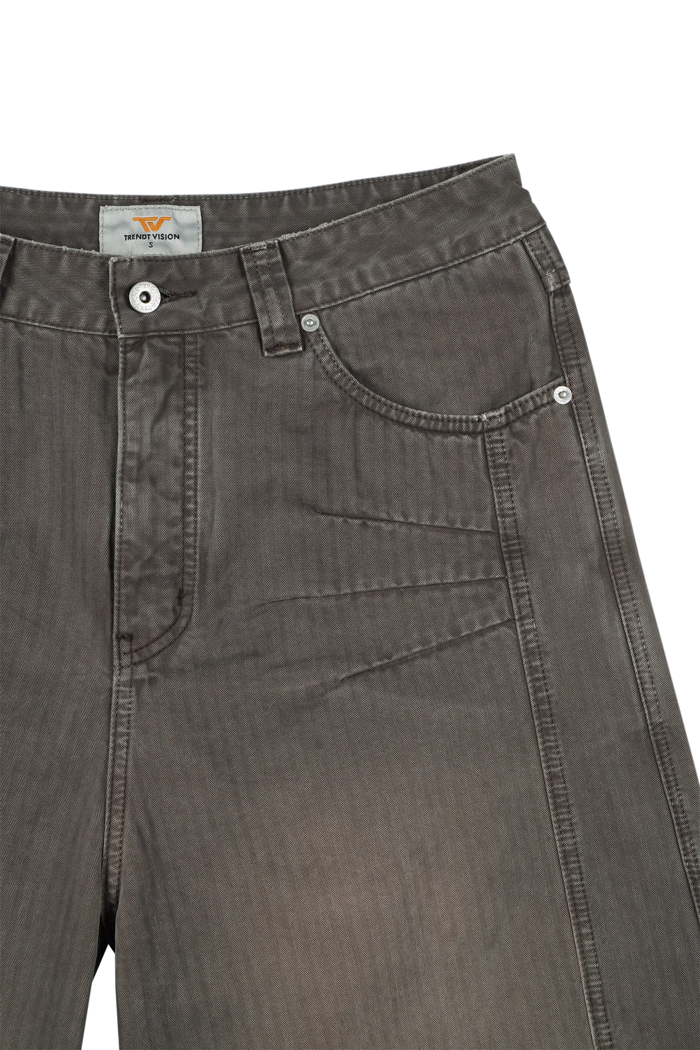 Herringbone Pants Brown - Image 8