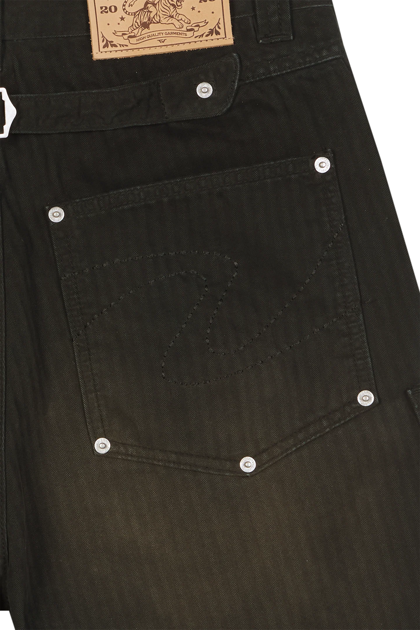 Herringbone Shorts Black - Image 13