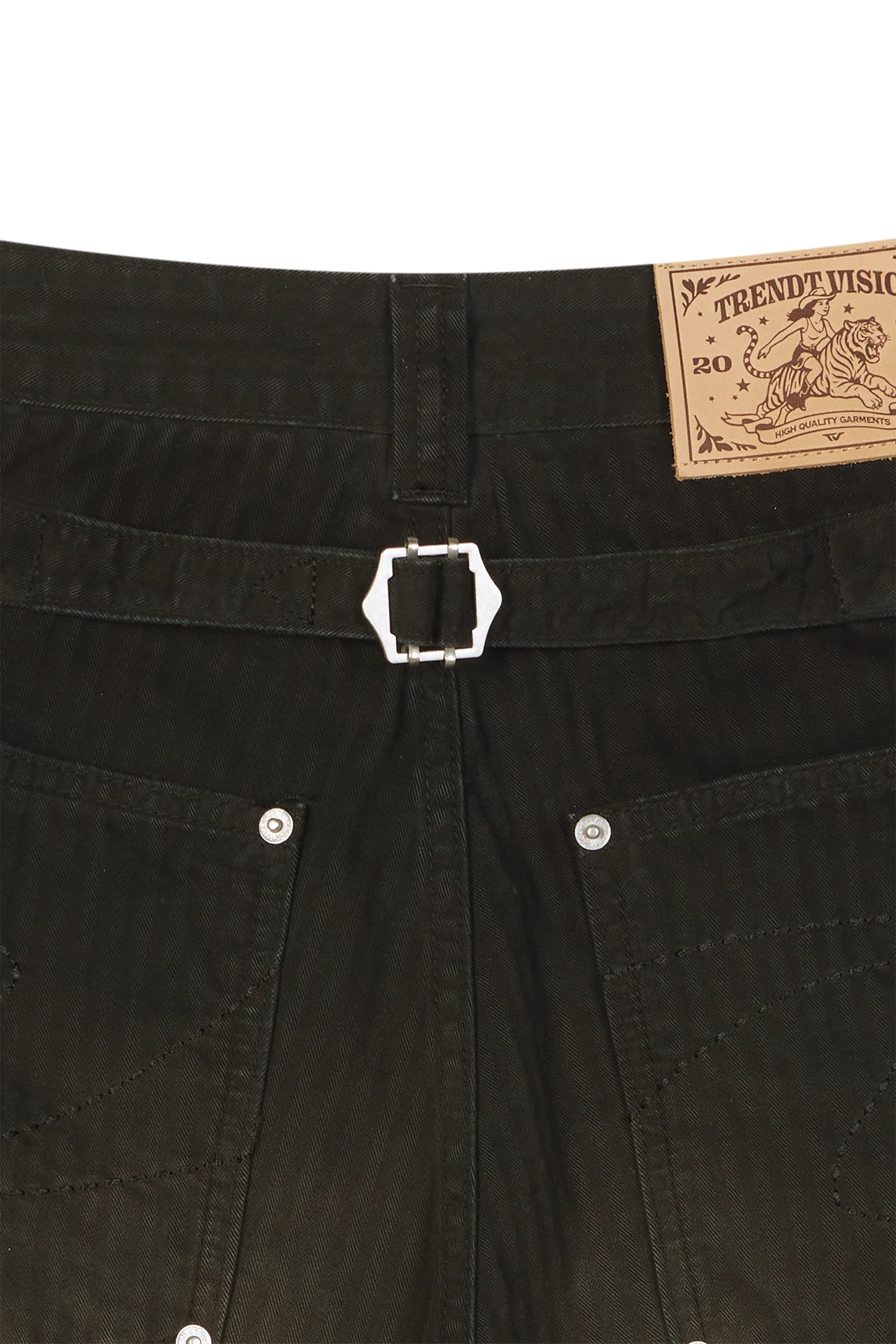 Herringbone Shorts Black - Image 14