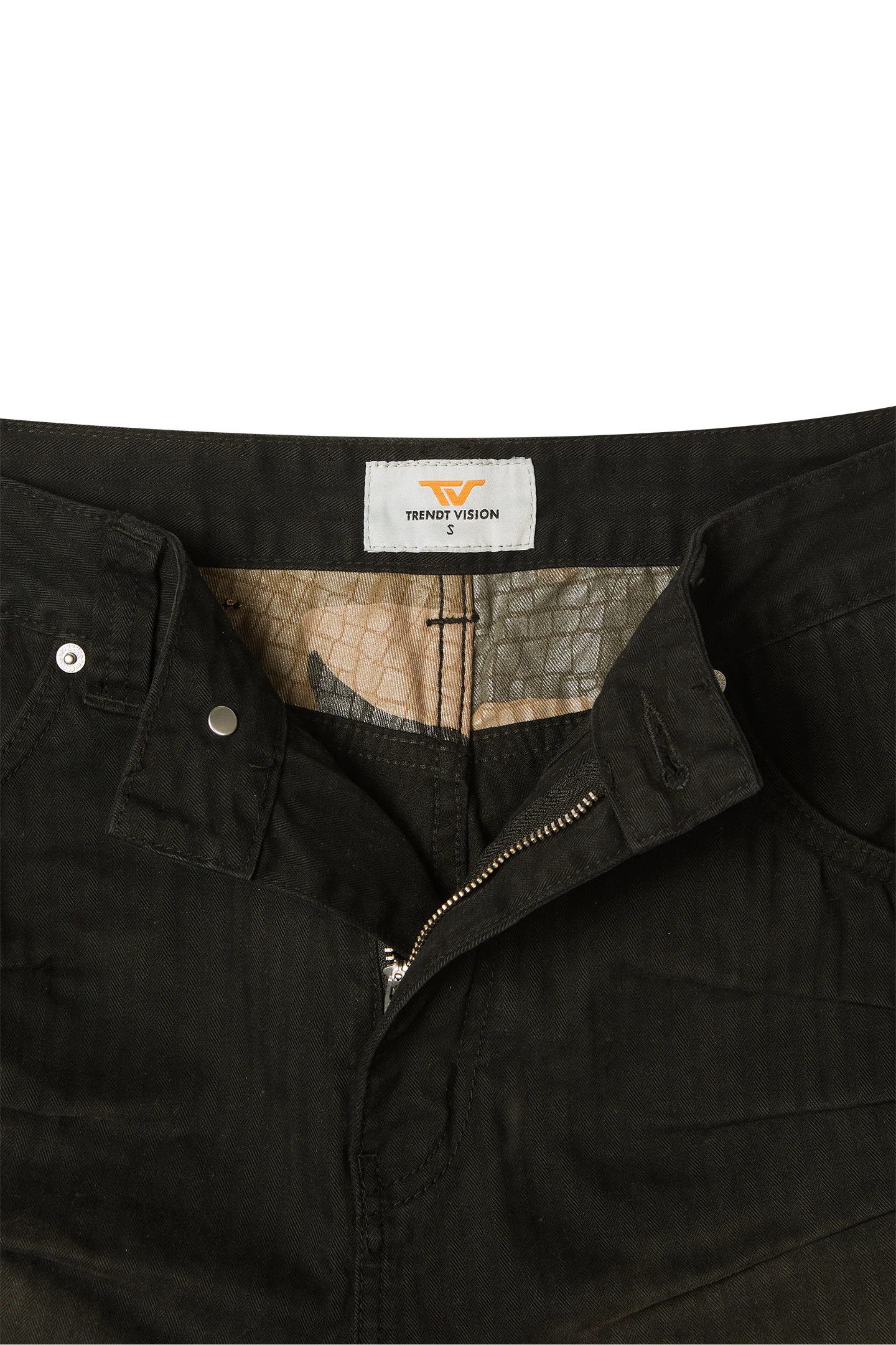 Herringbone Shorts Black - Image 15