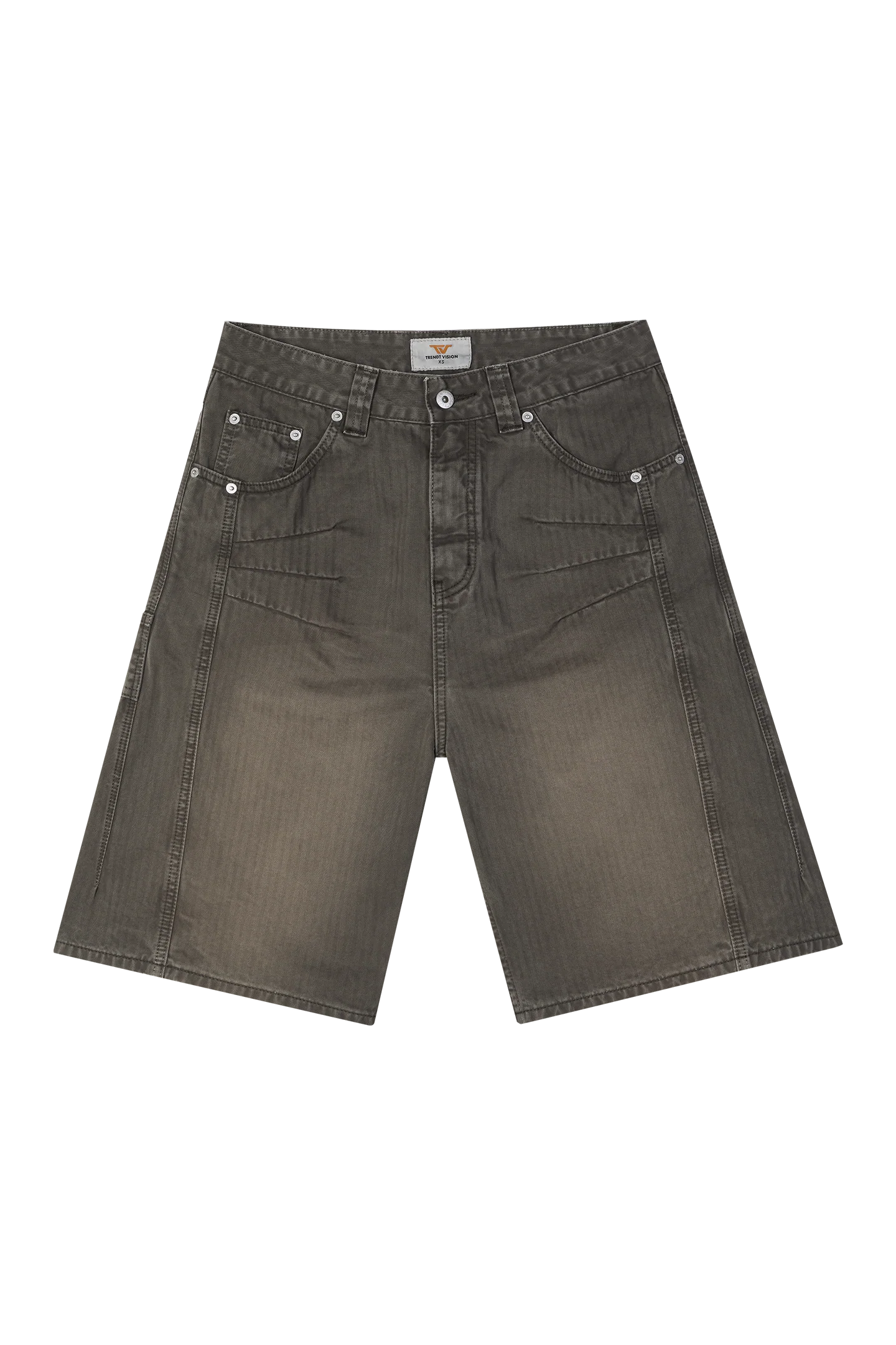 Herringbone Shorts Brown - Image 8