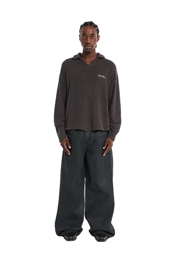 Polo Knit Sweater - Image 2