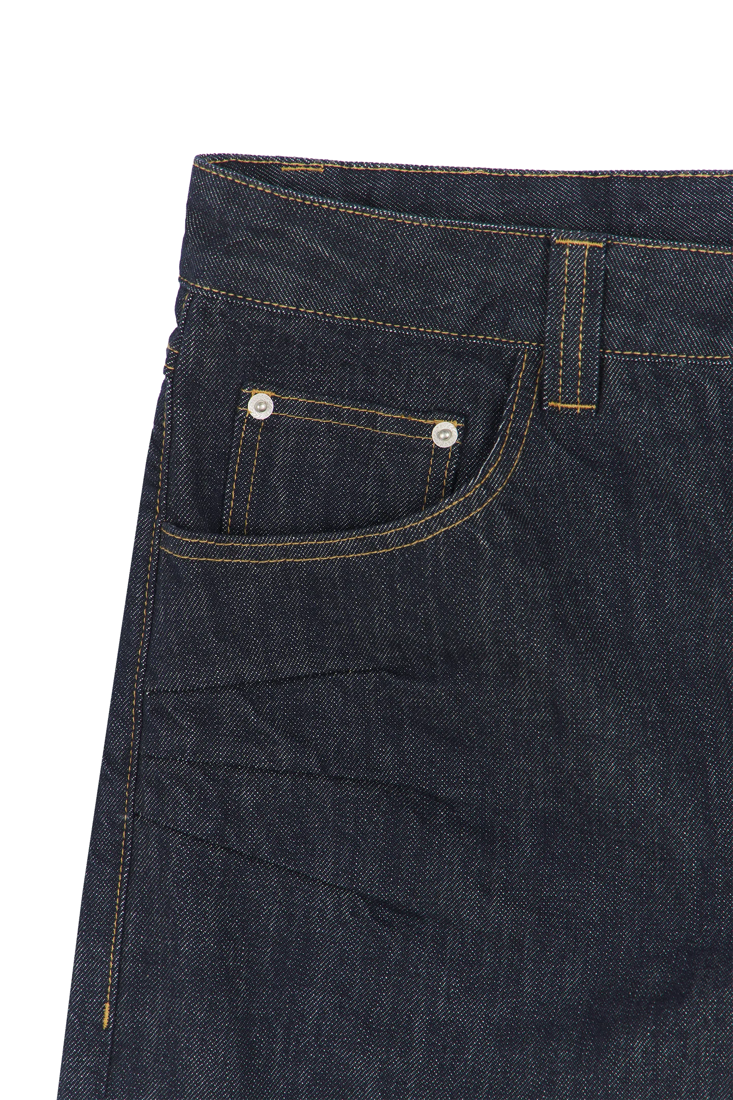Raw Baggy Denim Jeans Blue - Image 8