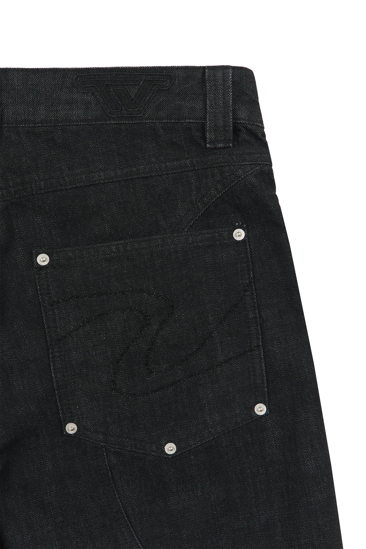 Raw Denim Jeans Black - Image 8