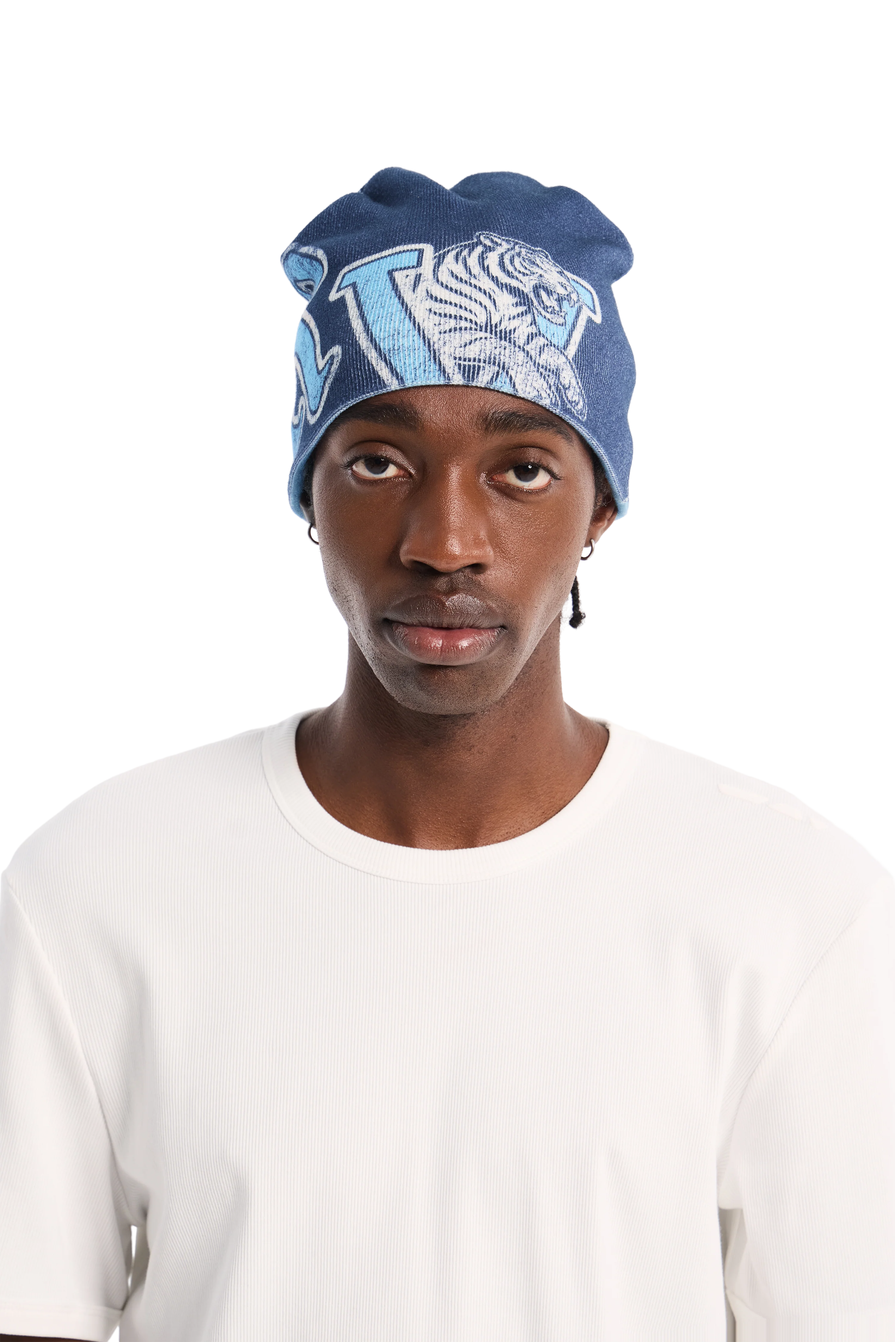 Reversible Beanie Blue