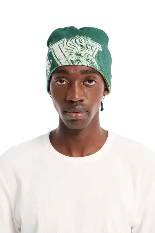 Reversible Beanie Green - Image 2