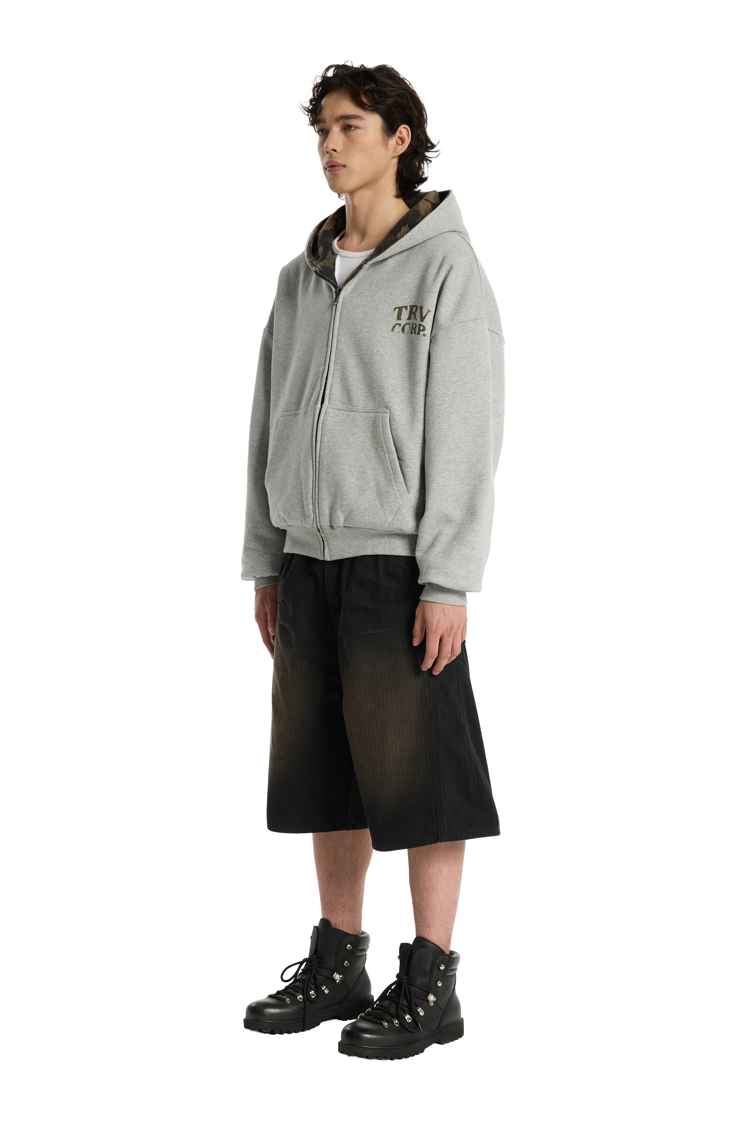 Reversible Camo Zip-Hoodie - Image 4