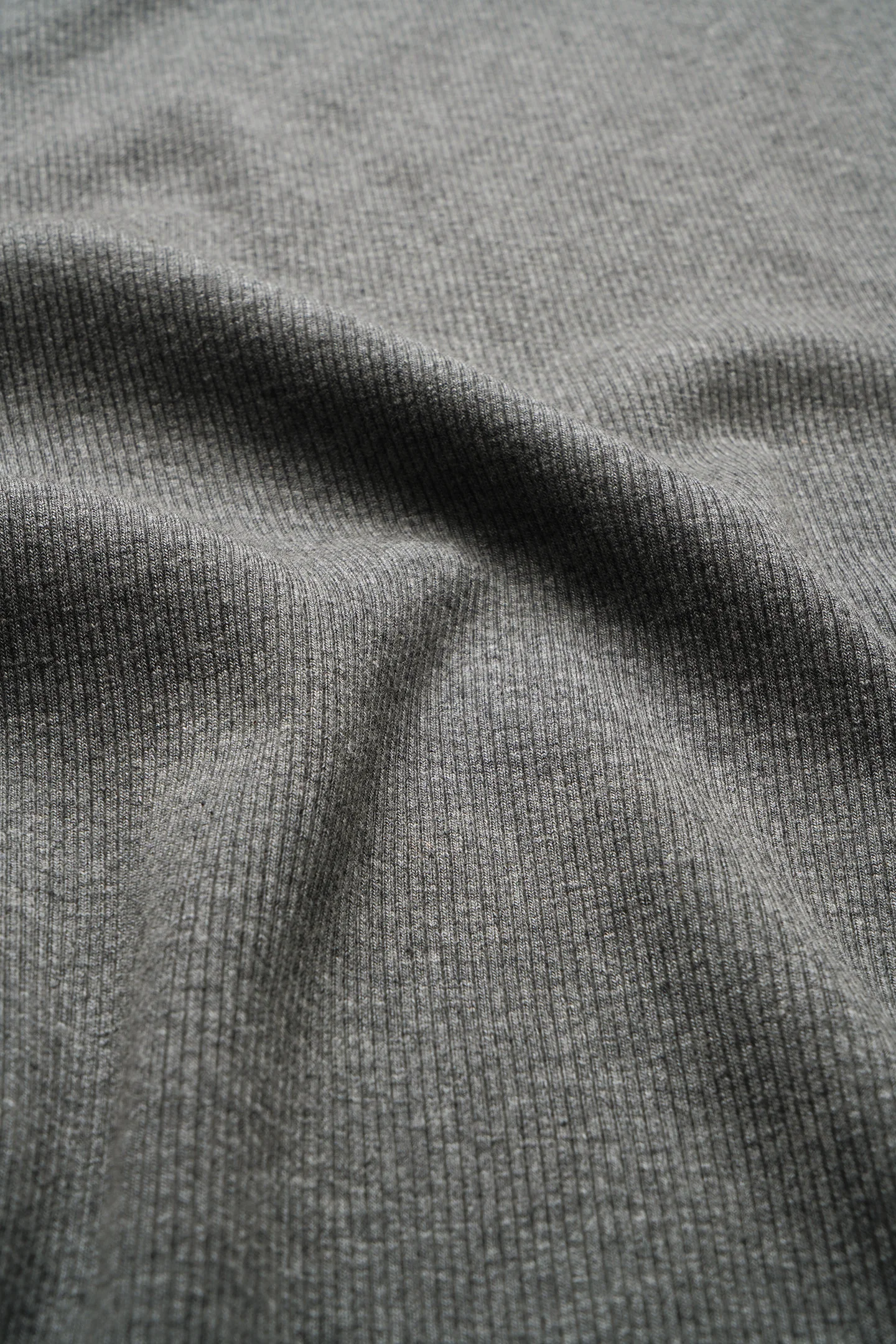Ribbed Slim Tee Anthracite - Image 10