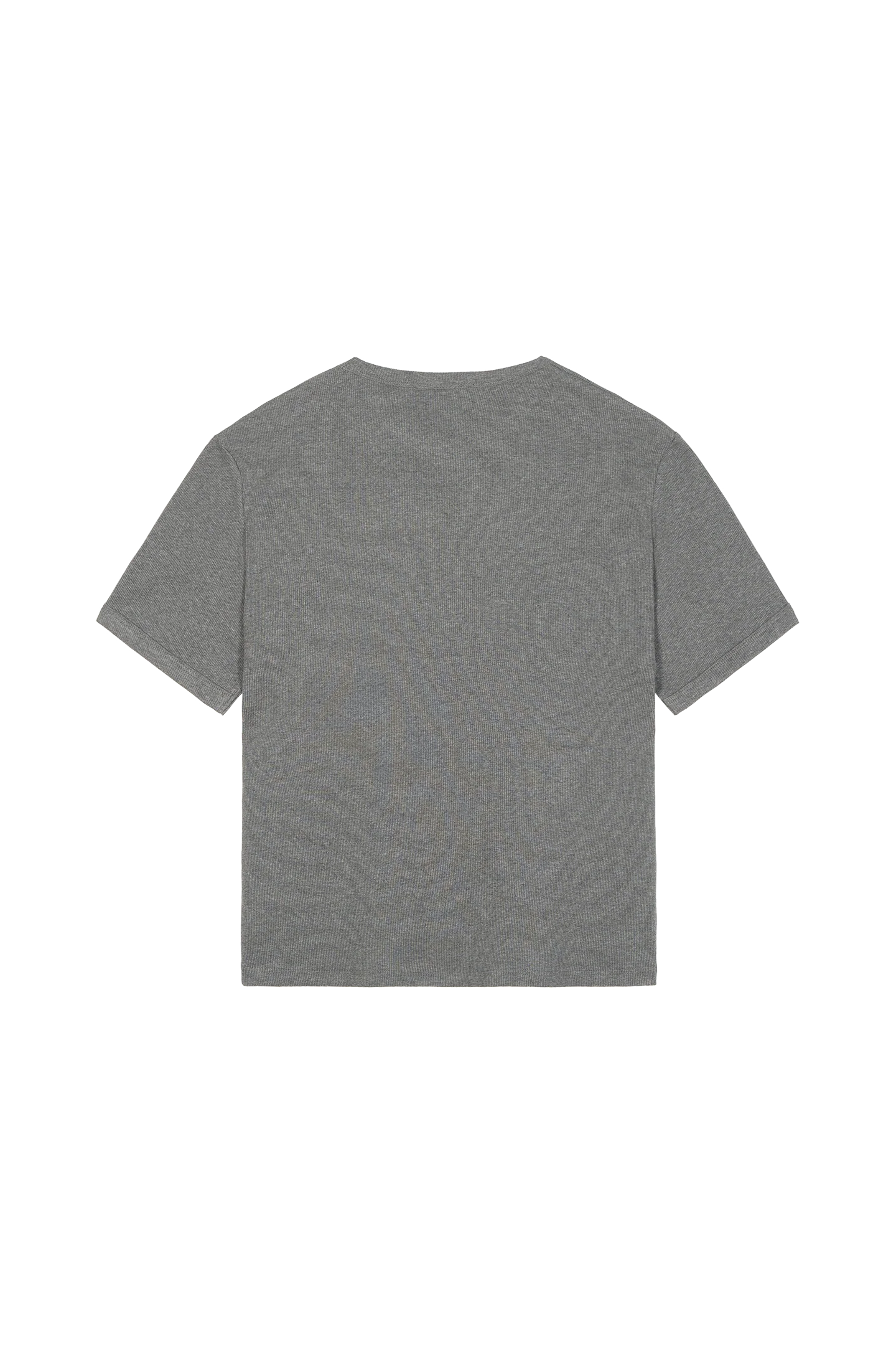 Ribbed Slim Tee Anthracite - Image 7