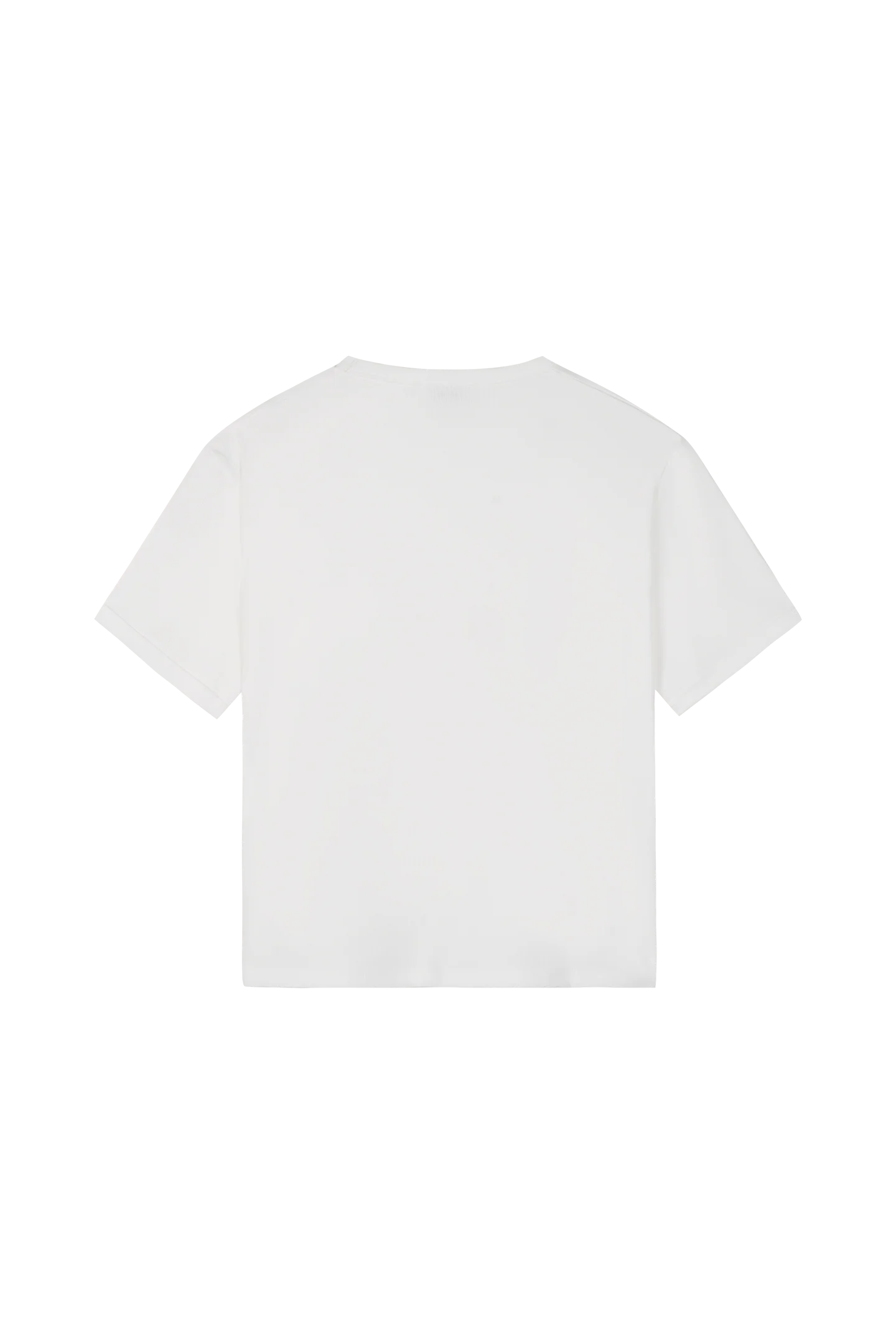 Ribbed Slim Tee White - Image 6