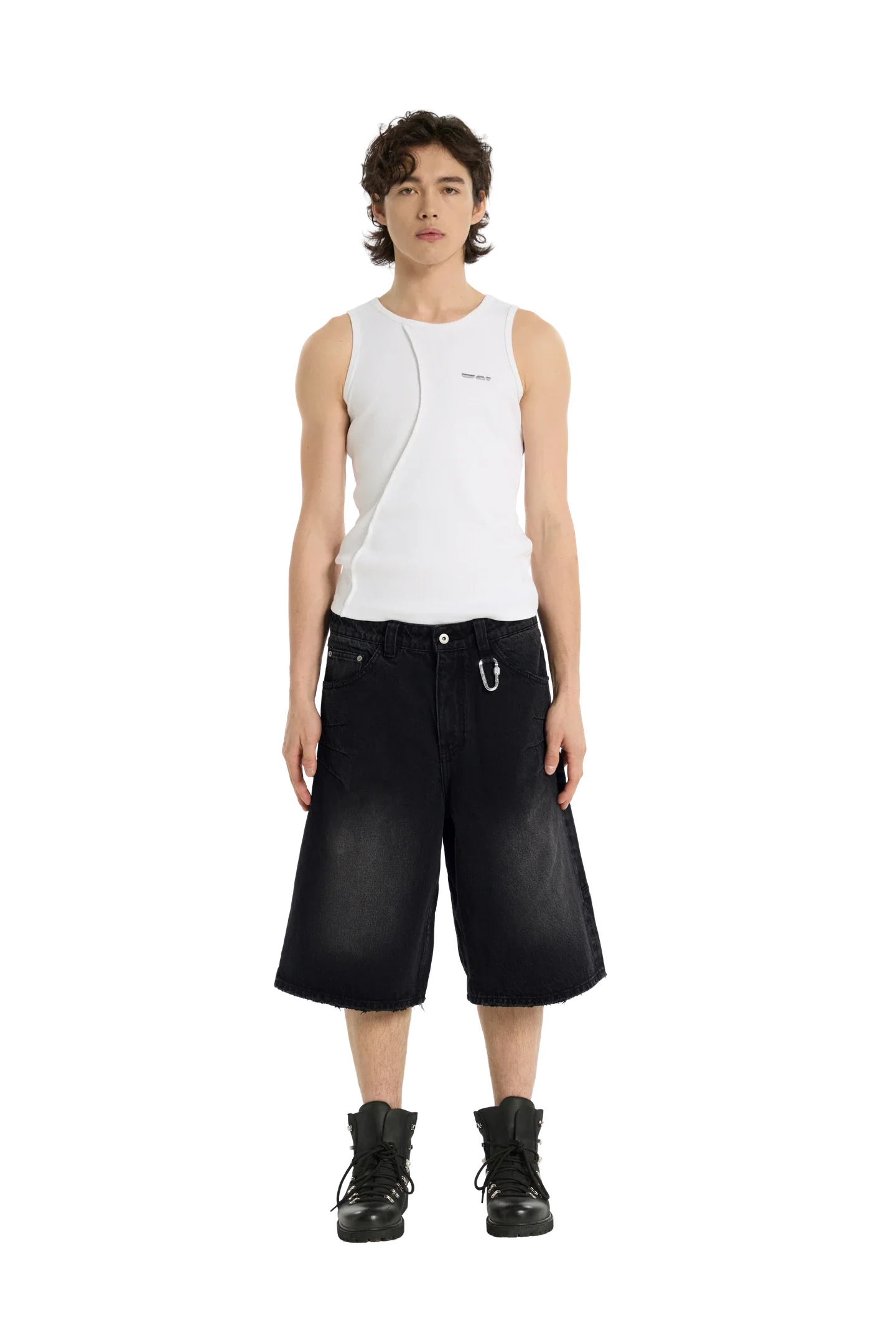 Washed Jorts Black - Image 3