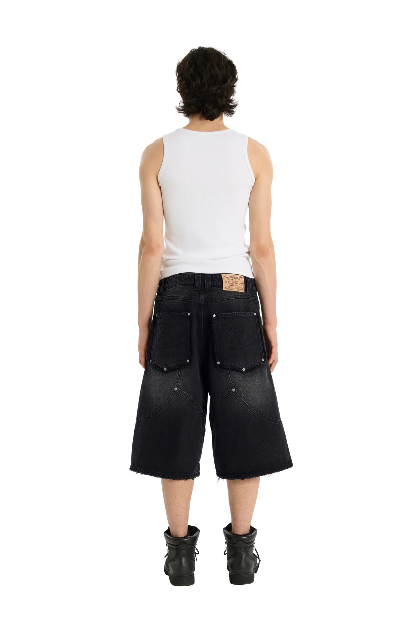Washed Jorts Black - Image 4