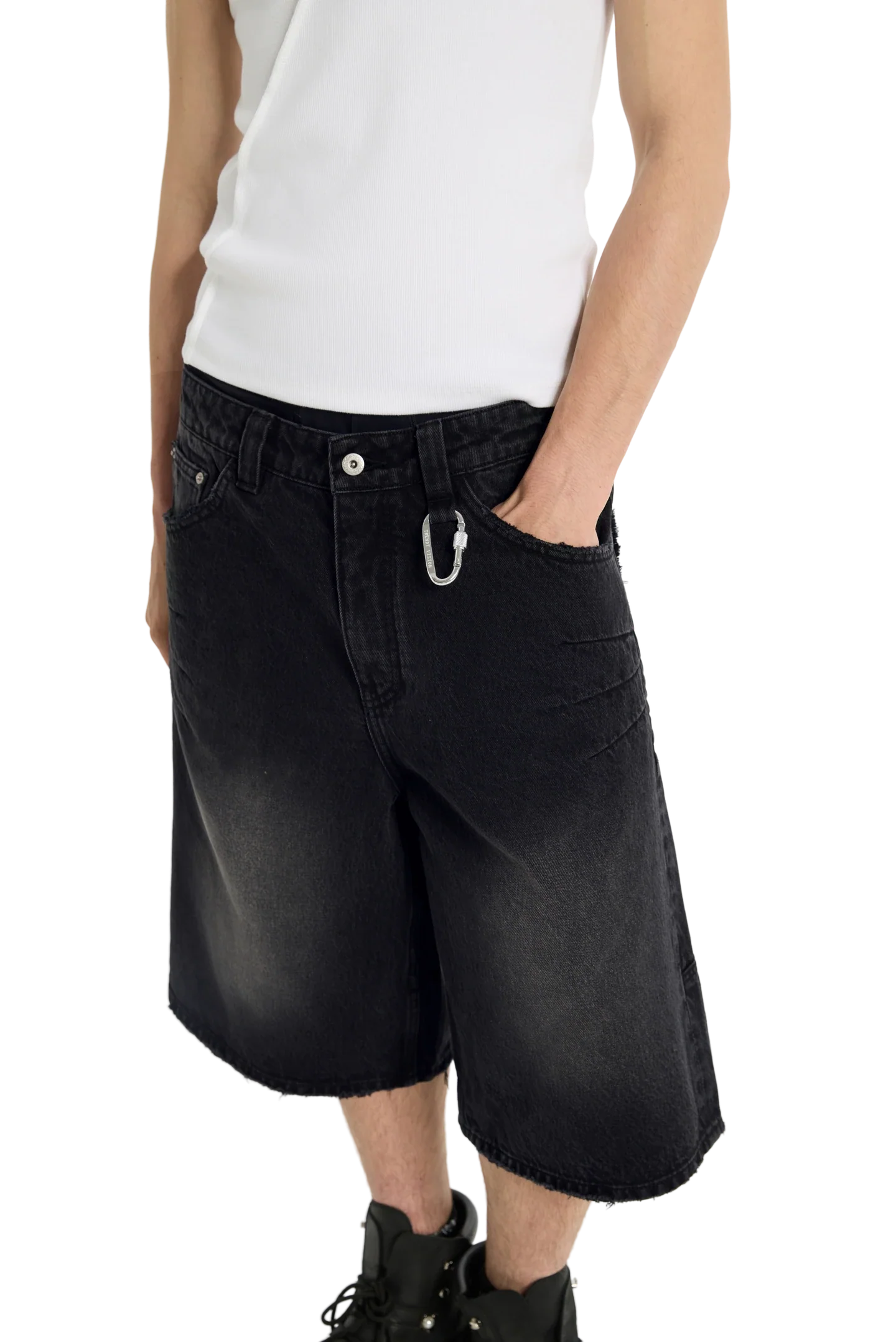 Washed Jorts Black - Image 6