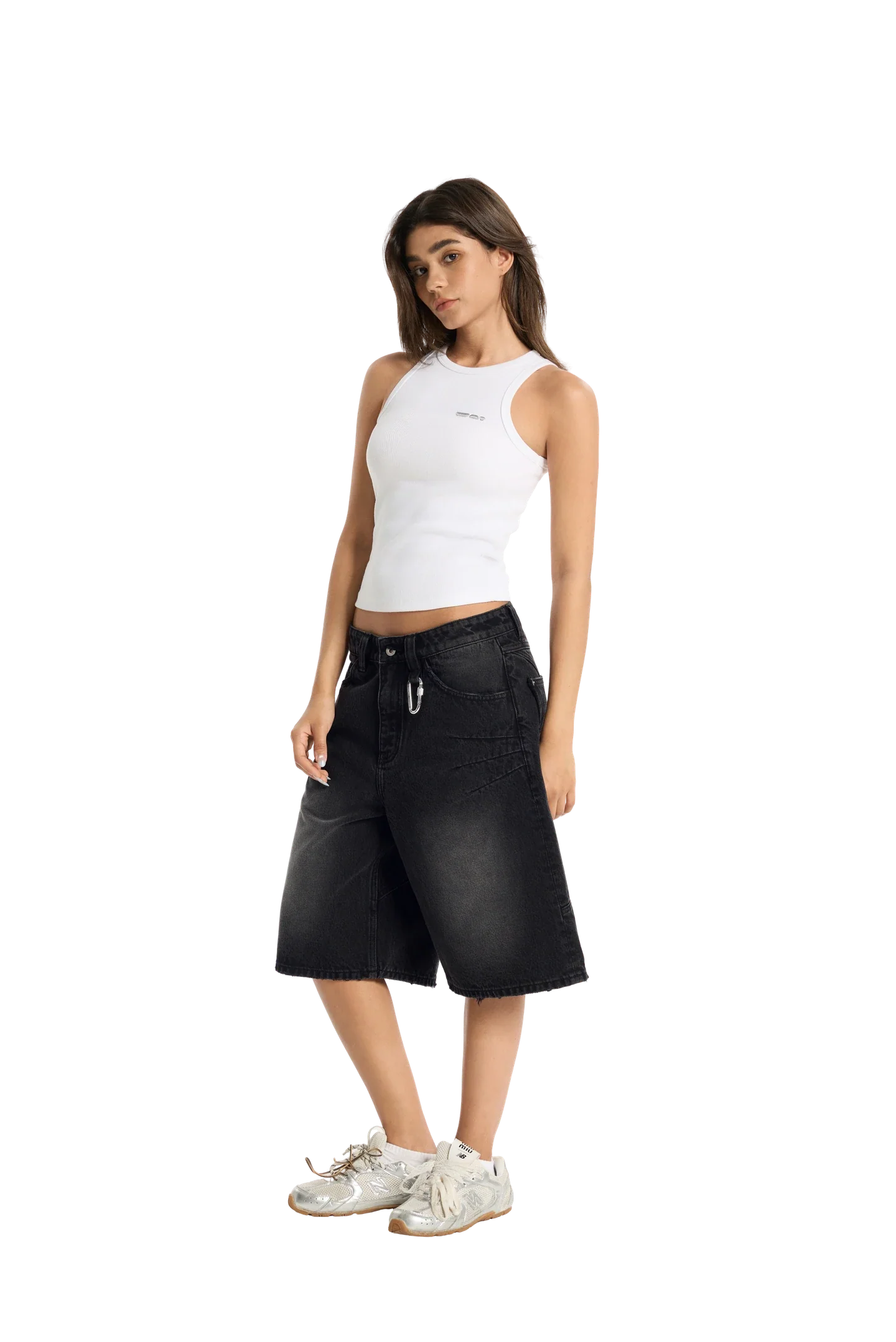 Washed Jorts Black - Image 7