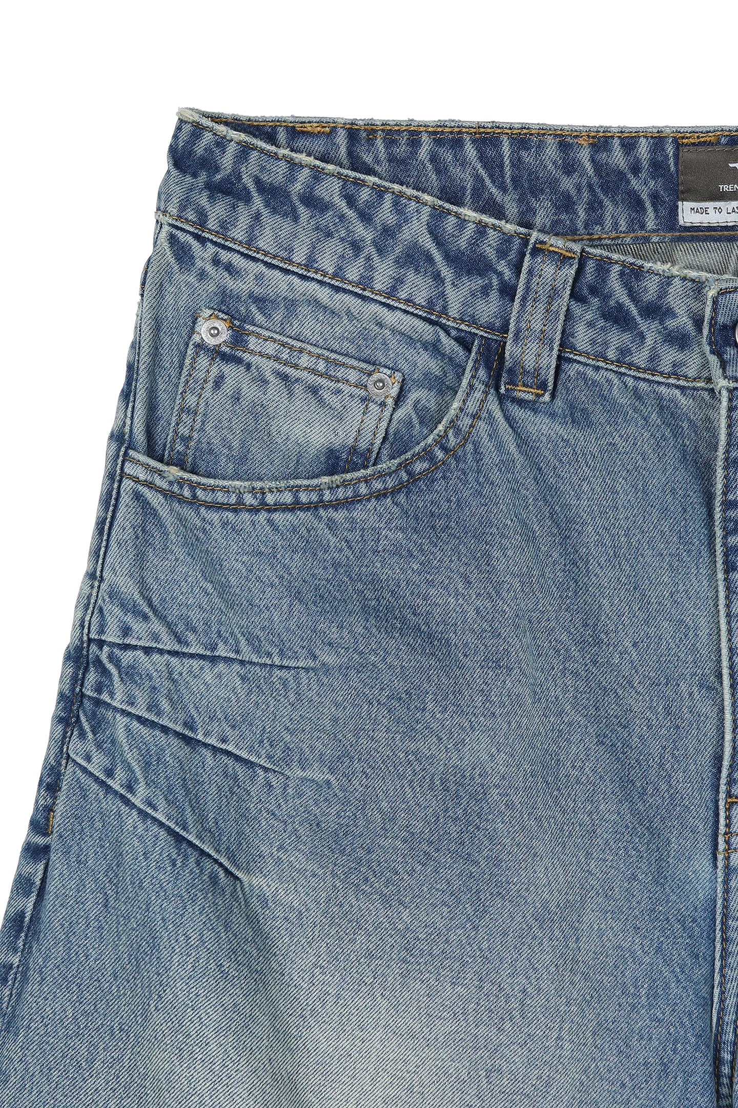 Washed Jorts Blue - Image 10