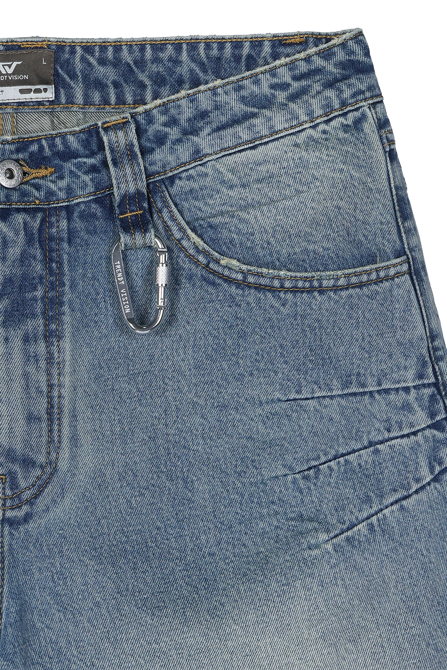 Washed Jorts Blue - Image 11
