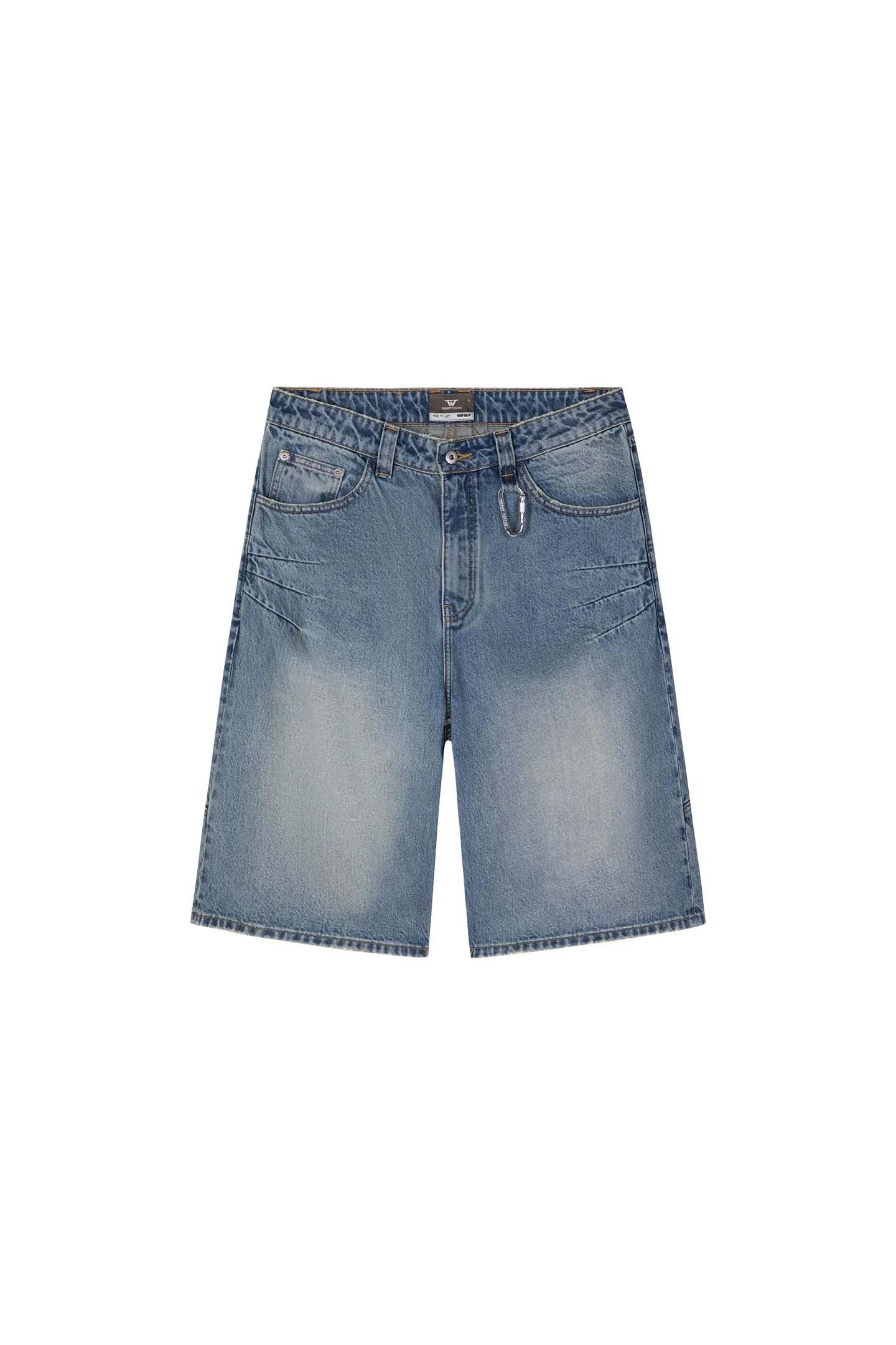 Washed Jorts Blue - Image 7