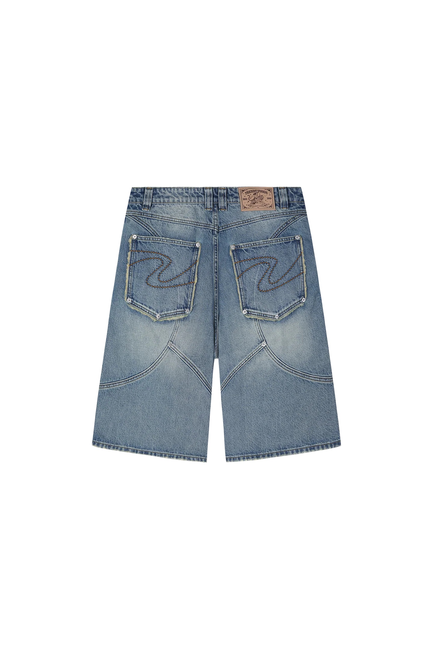 Washed Jorts Blue - Image 8