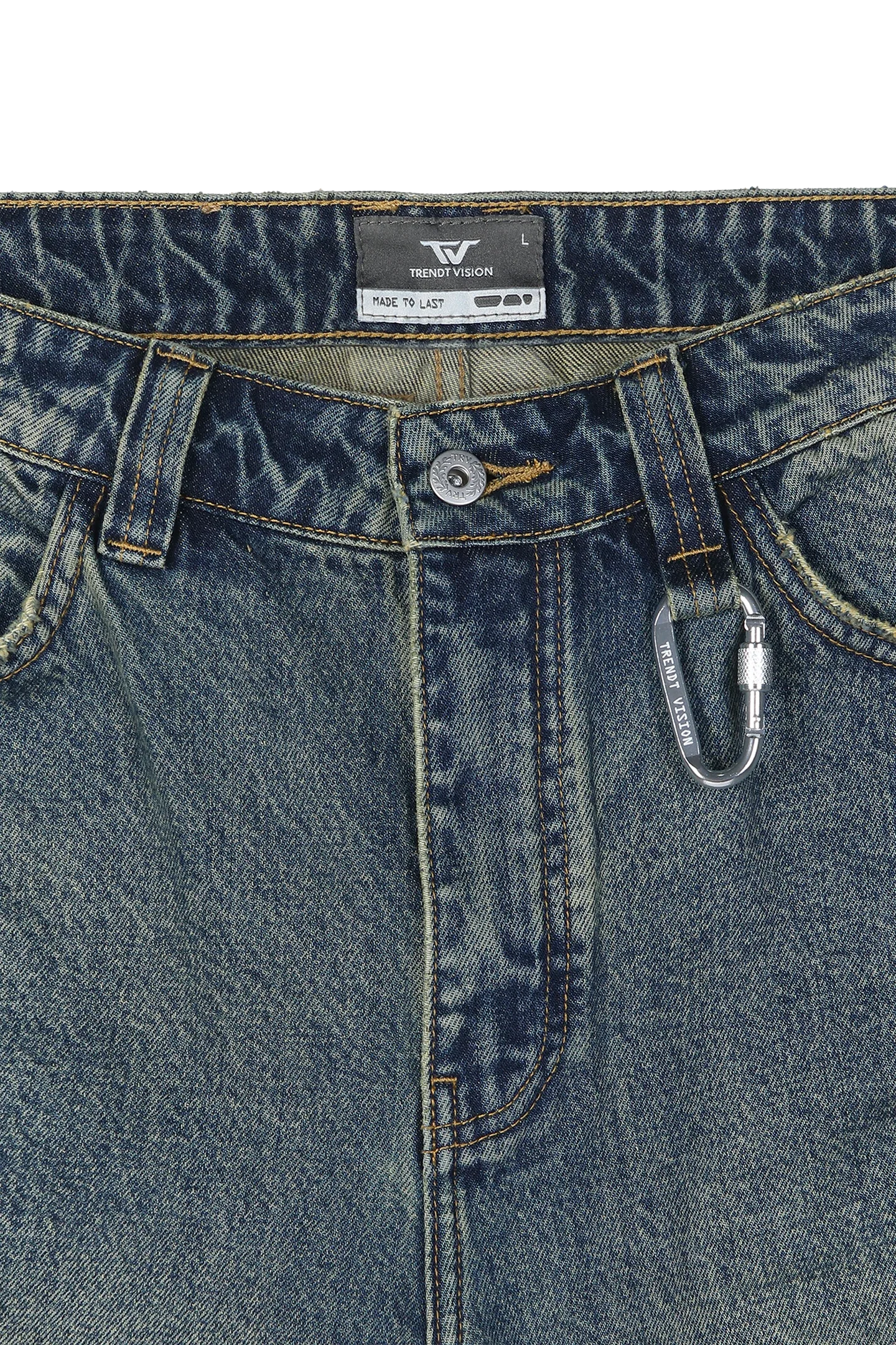 Washed Jorts Yellow Blue - Image 8